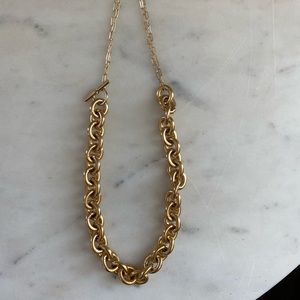 Gold Round Chain Necklace